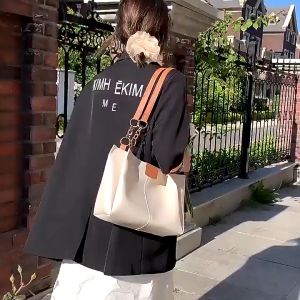 Túi công sở Túi tote nữ đeo chéo đeo vai đi học đi làm dây phối xích M366