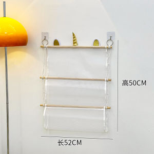 Universal Hanging Storage Rack Hat Bag Organizer for Entrance Bedroom Dormitory No Drilling Needed Wall Mounted Shelf