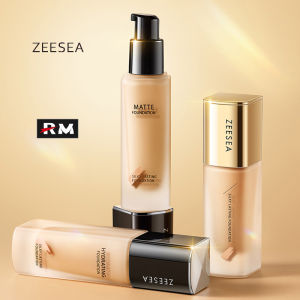 ZEESEA Liquid Foundation Full Coverage Natural Concealer Matte Oil Control Long Lasting Moisturizing Foundation Poreless Skincare Natural brighten BB Cream for mixing dry oil skin
