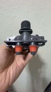 วาล์วน้ำเข้าเครื่องซักผ้าซัมซุง 2 ทาง จุกส้ม อะไหลเครื่องซักผ้า SAMSUNG (แท้)