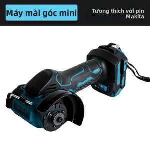 Máy Mài Góc Mini Không Dây 18V 3 Inch Dụng Cụ Cắt Đánh Bóng Mài Điện Tương Thích Với Pin Makita/DeWalt