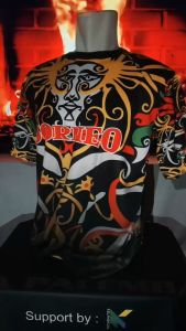 JERSEY DAYAK INDONESIA/JERSEY ADAT INDONESIA/BAJU KAOS BATIK KALIMANTAN