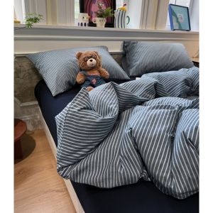 Nanjiren | Bộ Đồ Chăn Ga Gối Không Phải Bằng Cotton Sơ Cấp 4 Mảnh