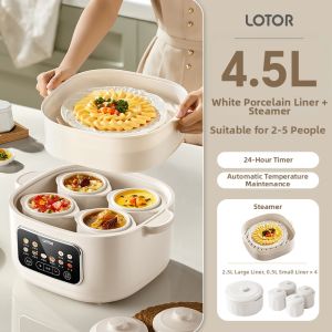 Automatic Slow Cooker Ceramic Pot