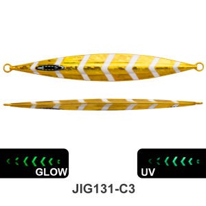 TEASER J131 Saltwater Fishing Metal Jigging Bait 120g 150g 200g 250g 300g Luminous Jigbait Fast Sinking Fishing Metal Jig Lure
