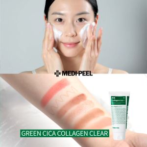 MEDIPEEL Upgraded Green Cica Collagen Clear 2.0 300ml (Back Acne Bacne Mild Cleanser Cleanser Collagen Skincare Cica Pore Sensitive Skin Oily Skin)