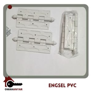 Engsel Plastik PVC kamar Mandi Satu Pasang 2 Pcs