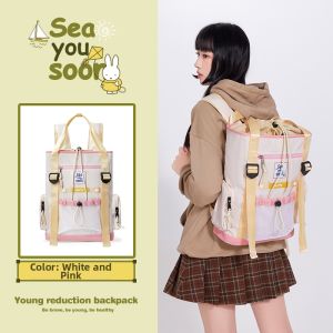 Miffy | Straight Cylinder Large Capacity Backpack For Women