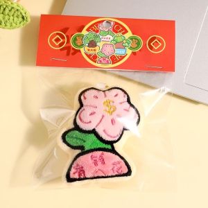Lucky Desktop Ornaments Female Emotional Stability Wealthy Flowers Office Desk Decorations Healing Gifts Cartoon Resin Craft