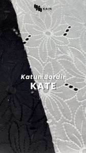 05 meter Bahan Kain Katun Bordir Kate
