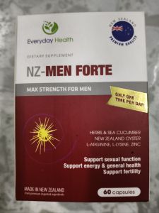 TPBVSK Men Forte nhập khẩu New Zealand Giúp b.ổ thận. nam. Lọ 60 viên. uống 1 tháng