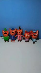 Gấu Bông Mèo Con Chính Hãng 25cm My Family - Ba Chú Mèo Hạnh Phúc Nga Đồ Chơi Mèo Anime Dễ Thương Chất Liệu Bông PP Ngắn Nhồi Bông PP
