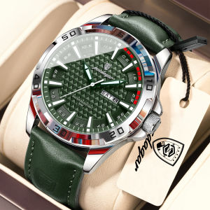 POEDAGAR | POEDAGAR Original Casual Men Watch Waterproof Luminous Date Week Man Clock Quartz Leather Luxury Fashion Mens Watches Reloj+Box