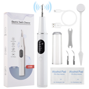 Afdeal | Ultrasonic Dental Scaler 5 Modes Plaque Remover Teeth Cleaning Kit UV Light Gum Safe Kit