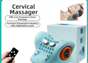 Theratools | Low Frequency Pulse Vibration Heat Shoulder and Neck Massage Pillow