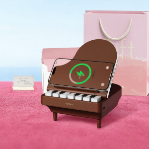 EZVALO | Wireless Charging Piano-shaped Bluetooth Speaker