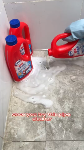 500g LaoGuanJia Pipe Dredging Gel Toilet Clogged Sewer Powerful Dredging Agent Kitchen Dissolving