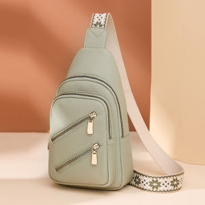 Casual Soft Leather Crossbody Bag Womens Fashion Trend 2023 New Korean Style Travel Commuting Single Shoulder Bag