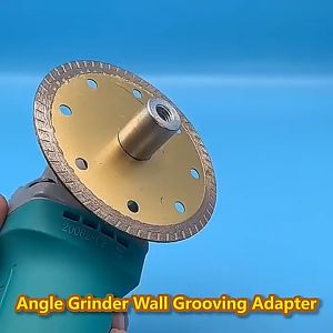 Adaptor Wall Chaser Mesin Gerinda 4" Grooving Bobok Tembok Mur Arbor Adapter Mesin Bobok Ke Gerinda Tangan