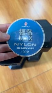 Senar Pancing Bahan Taiwan Fluorocarbon Fukushima Max Nylon (Bening Siluman)