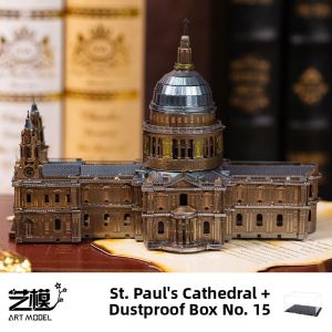 KAMOLAN | Cathedral Architectural 3D Metal Puzzle DIY Decorative Ornament