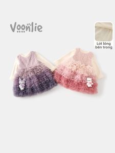VOONLIE | Đầm Ấm Mùa Đông Kiểu Công Chúa