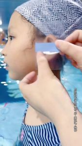 20pcs Plastic Waterproof Ear Protector For Baby Swimming Cover Caps Salon Hairdressing Dye Shield Protection Shower Cap Tool