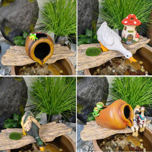 วัตถุประดับตกแต่งสไตล์จีนโบราณสำหรับสวนกลางแจ้ง ถ้วยหินอ่อน บ่อปลา ตะแกรงกรอง ตกแต่งภูมิทัศน์ สวน วัสดุอื่น ๆ