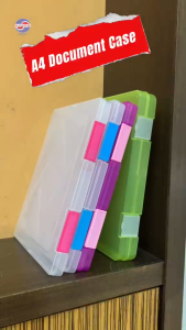 MAXONIC A4 DOCUMENT CASE | FILE BOX | PORTABLE PROJECT CASE | BEKAS DOKUMEN A4