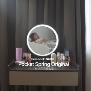 Homedoki OR Series/Kasur Pocket Spring Bed/Matras Kasur/Spring Bed 180x200/Tebal 23cm