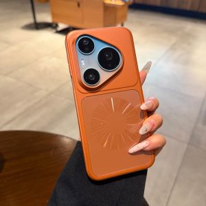 Sandy Texture Electroplated Gold Magnetic Case With CD Pattern and Laser Anti-fall Protection