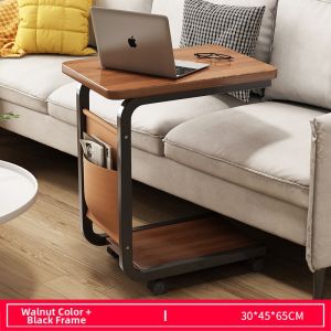 Mobile C-shaped Small Coffee Table