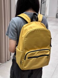 2025 New Double Shoulder Bag Mens Casual Large Capacity College Student Simple Computer Bookbag Korean Style Leisure Backpack