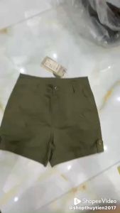 {HCM}_Quần (Đùi) Short Nữ Kiểu Dáng Ôm Chất Vải Kaki Cotton 4 Chiều Túi Hộp Size 45-70kg