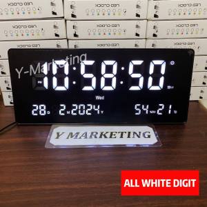 (3608) Digital Hourly Alarm Clock Wall-Hang Or Display Stand Clock