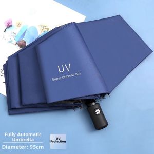 Automatic Folding Strong Durable Large Umbrella for Sun and Rain Protection