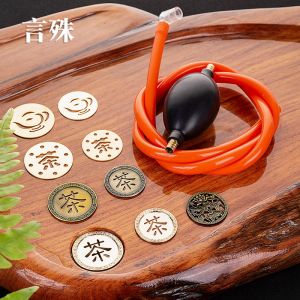 Tea Tray Drain Copper Pipe Copper Sheet Water Outlet Strainer Tea Table Stainless Steel Plate Leakage Accessories Drain Pipe Water Accessories