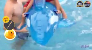 INTEX Inflatable Toy Swimming Pool Ring Swimming Float Blue Whale Terapung Pelampung Kolam Renang 58523