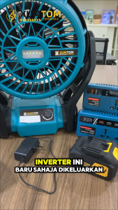 150W Power Inverter Portable Lithium Battery Inverter Smart Power Converter with 3 USB + Type-C | Home & Travel Use | Penukar Kuasa Mudah Alih Rumah & Kereta