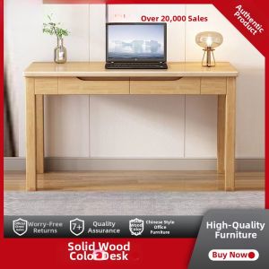MAIYUQI | Solid Wood Study Writing Desk with Drawer