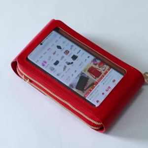 Women Bags Soft Leather Wallets Touch Screen Cell Phone Purse Crossbody Shoulder Strap HandbagFor Female Cheap Womens Bags