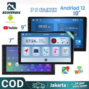 6G+64G Android 13 Double Din Head Unit 7/9/10 Inch IPS Screen Car Navigasi