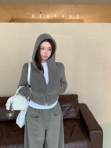 KUBERAS Gravity Defying Double Faced Fleece Warm Hat Set with Long Pants Thermal Locking Lightweight Comfortable Winter Outfit