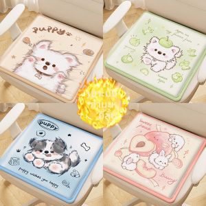 หมอนรองนั่งสัตว์น่ารักแบบหนาสำหรับฤดูหนาว หมอนรองเก้าอี้ขนแกะสำหรับห้องทำงาน หมอนรองเก้าอี้แบบนั่งสำหรับหอพักนักเรียน หมอนรองเก้าอี้ที่ให้ความอบอุ่น