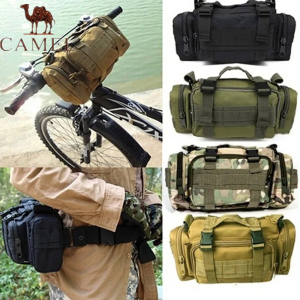 Camel Outdoor Military Tactical Backpack Hunting Camping Waterproof Nylon Military Waist Bags With Tactical Functions Hiking Pouch Chest Bag