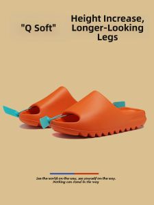 Orange Slipper Thick Sole Comfortable Toe Cover Men