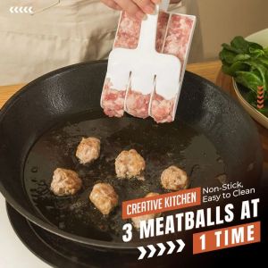 YESPERY Creative Triple Meatball Maker Tool Non Stick Stuffed Meat Ball Shaper Cooking Tool Kitchen Accessories