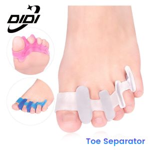 DIDI 1 Pair Five Toe Separator Hallux Valgus Corrector Bunions Finger Separator Toe Corrector Fingers Feet Haluksy Toe Spreader Bunion Corrector