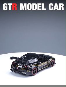 โมเดลรถเหล็ก NISSAN R35 (46) สเกล1/24 เปิดปิดประตูได้ มีไฟหน้าไฟท้าย ล้อยางวิ่งได้ โมเดลรถ นิสสัน GTR JDM รถJDM