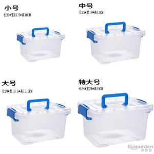 Thickened Portable Transparent Plastic Storage Box Car Organizer Toy Snack Box Desktop Storage Box Kiapurden Household Organizer